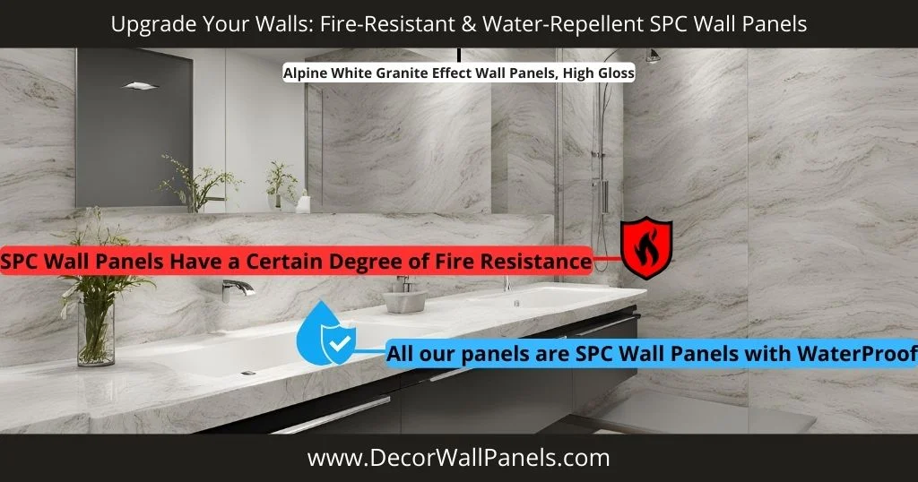 Upgrade Your Walls: Fire-Resistant & Water-Repellent SPC Wall Panels