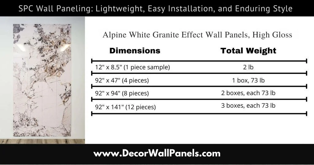 SPC Wall Paneling: Lightweight, Easy Installation, and Enduring Style