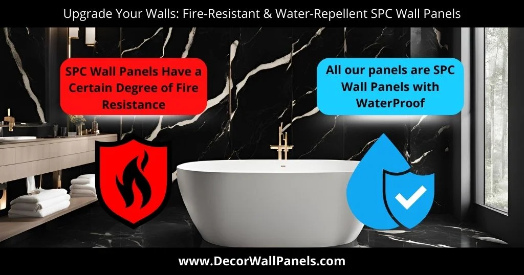 Upgrade Your Walls: Fire-Resistant & Water-Repellent SPC Wall Panels