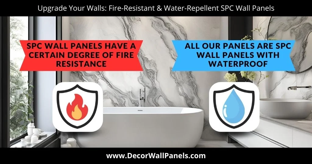 Upgrade Your Walls: Fire-Resistant & Water-Repellent SPC Wall Panels