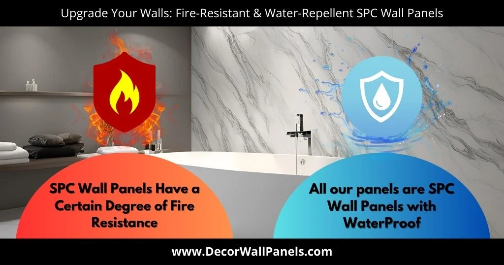 Upgrade Your Walls: Fire-Resistant & Water-Repellent SPC Wall Panels