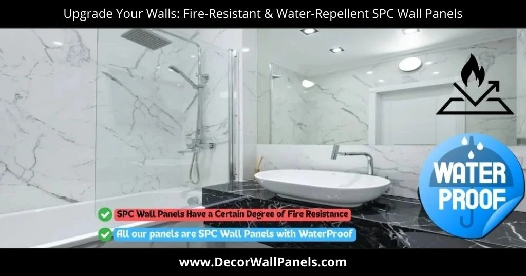 Upgrade Your Walls: Fire-Resistant & Water-Repellent SPC Wall Panels