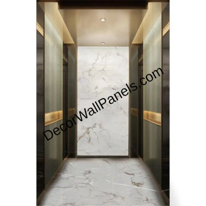 Capraia Bianco Marble Effect, High Gloss