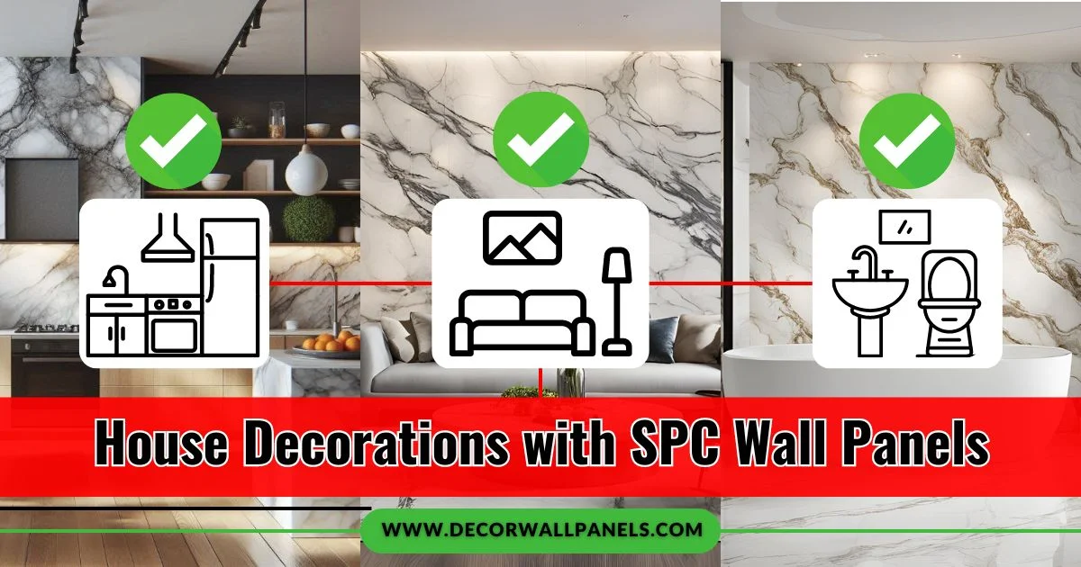 House Decorations with SPC Wall Panels