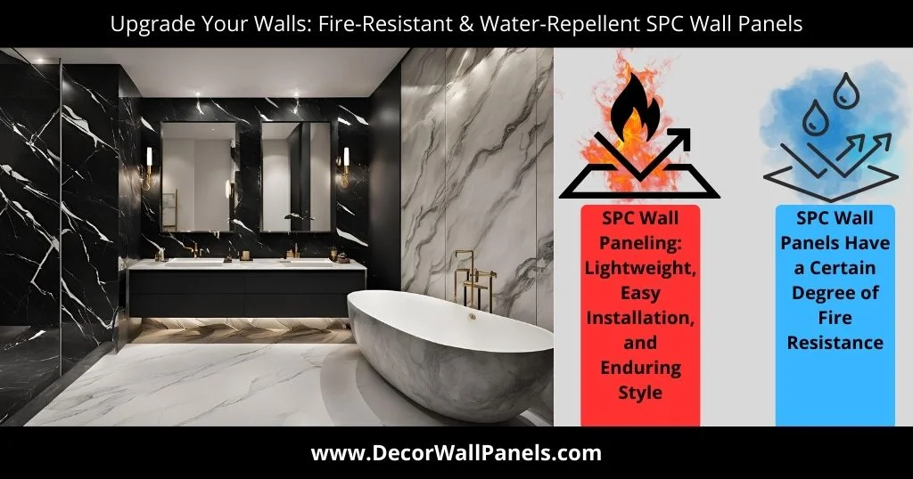 Upgrade Your Walls: Fire-Resistant & Water-Repellent SPC Wall Panels