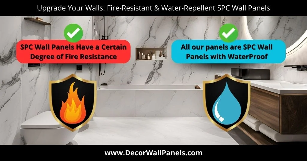 Upgrade Your Walls: Fire-Resistant & Water-Repellent SPC Wall Panels